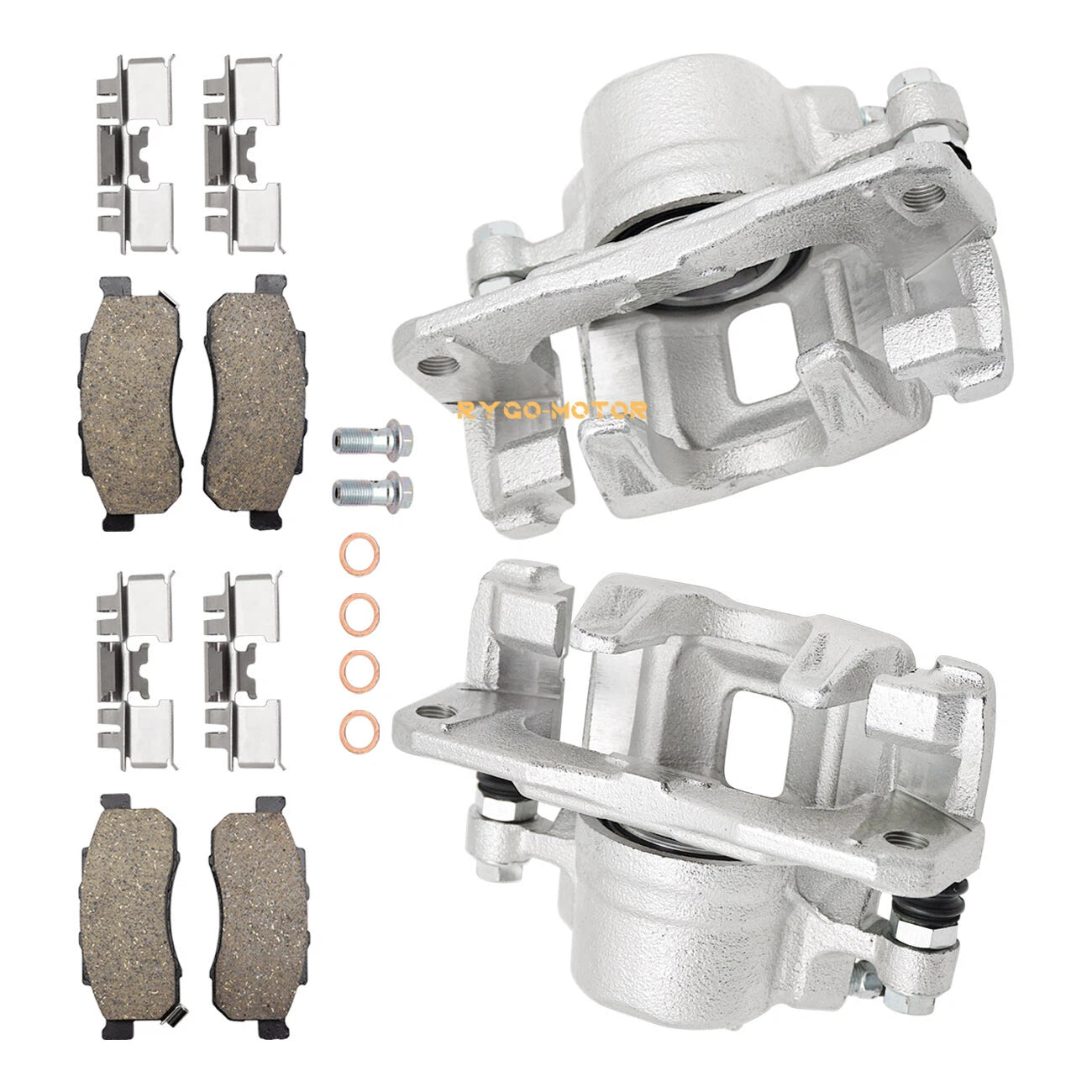 Front Brake Calipers & Pads for Honda Pioneer 500/700 (2014–2021)