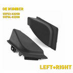 2X Front Windshield Wiper Side Cowl Extension Cover for Toyota Corolla (2020–2022)
