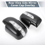 Pair Rearview Mirror Cover Overlay for Lexus RX330 (2004–2006) Carbon Fiber
