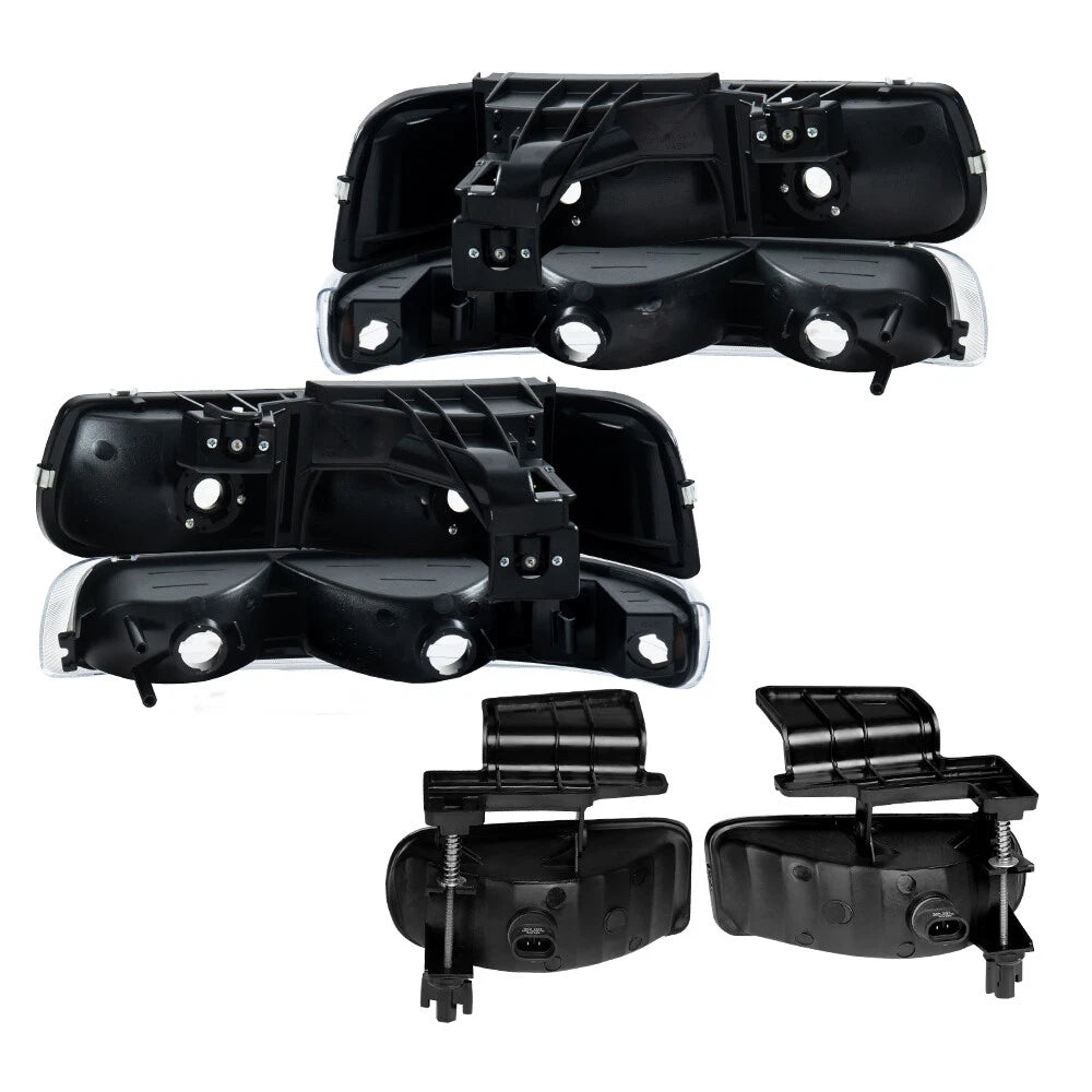 Headlight and Fog Light Set for Silverado Suburban Tahoe (1999–2006)