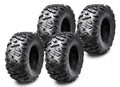 Set of 4 WANDA UTV ATV Tires 25x10-12 / 25x10x12 6PR Bighorn Style