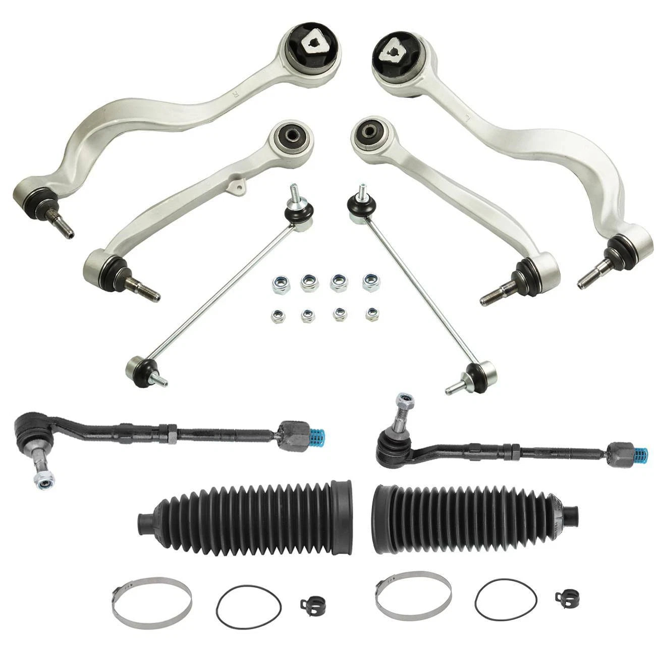 10X Front Suspension Steering Kit Boot for BMW E60 (2001-2010)