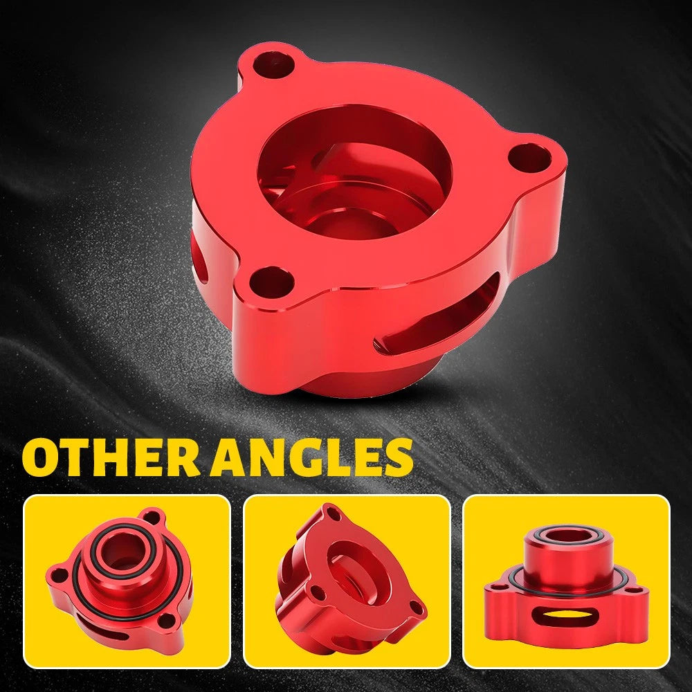 Turbo Blow Off Valve Adapter for Ford Mustang 2.3L (2015–2019) Red