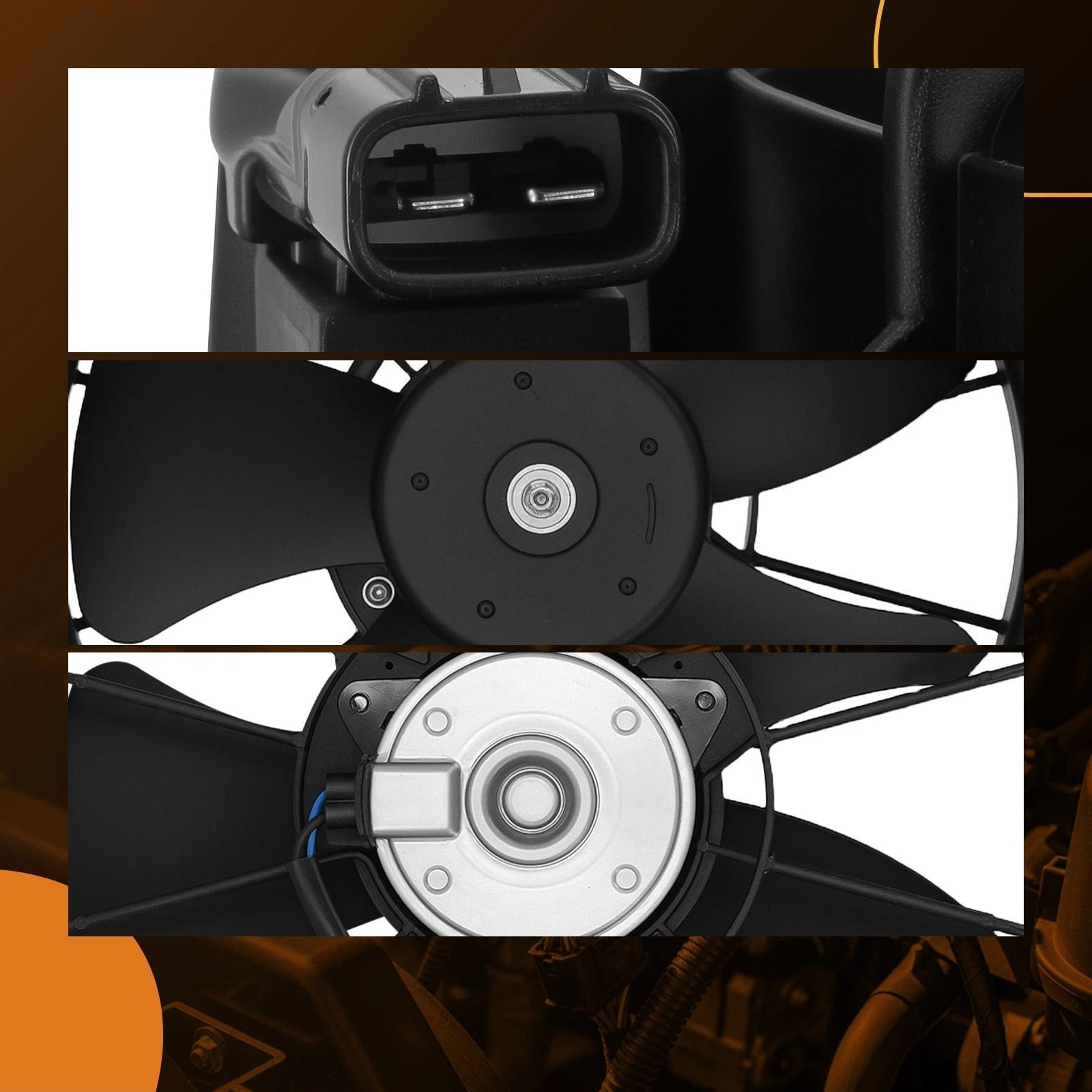 Cooling Fan Motor Assembly for Honda CR-V 2.4L (2010–2016)