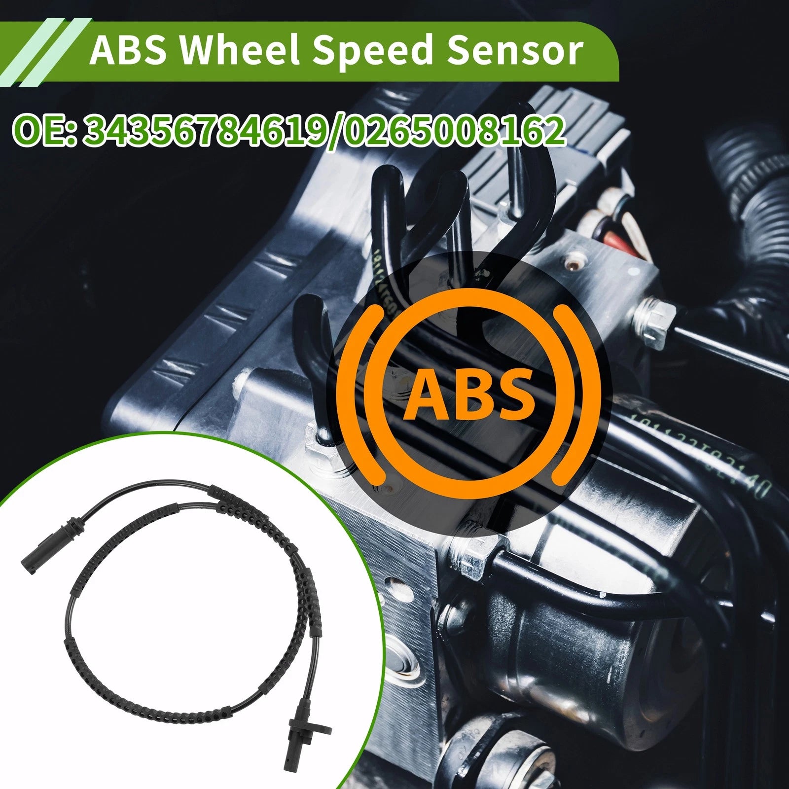 ABS Wheel Speed Sensor No. 34356784619 for BMW Z4 (2009–2016)