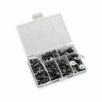Set of 158 Fastener Clip Screw Kit for Universal Motorbike Windscreen Fairing