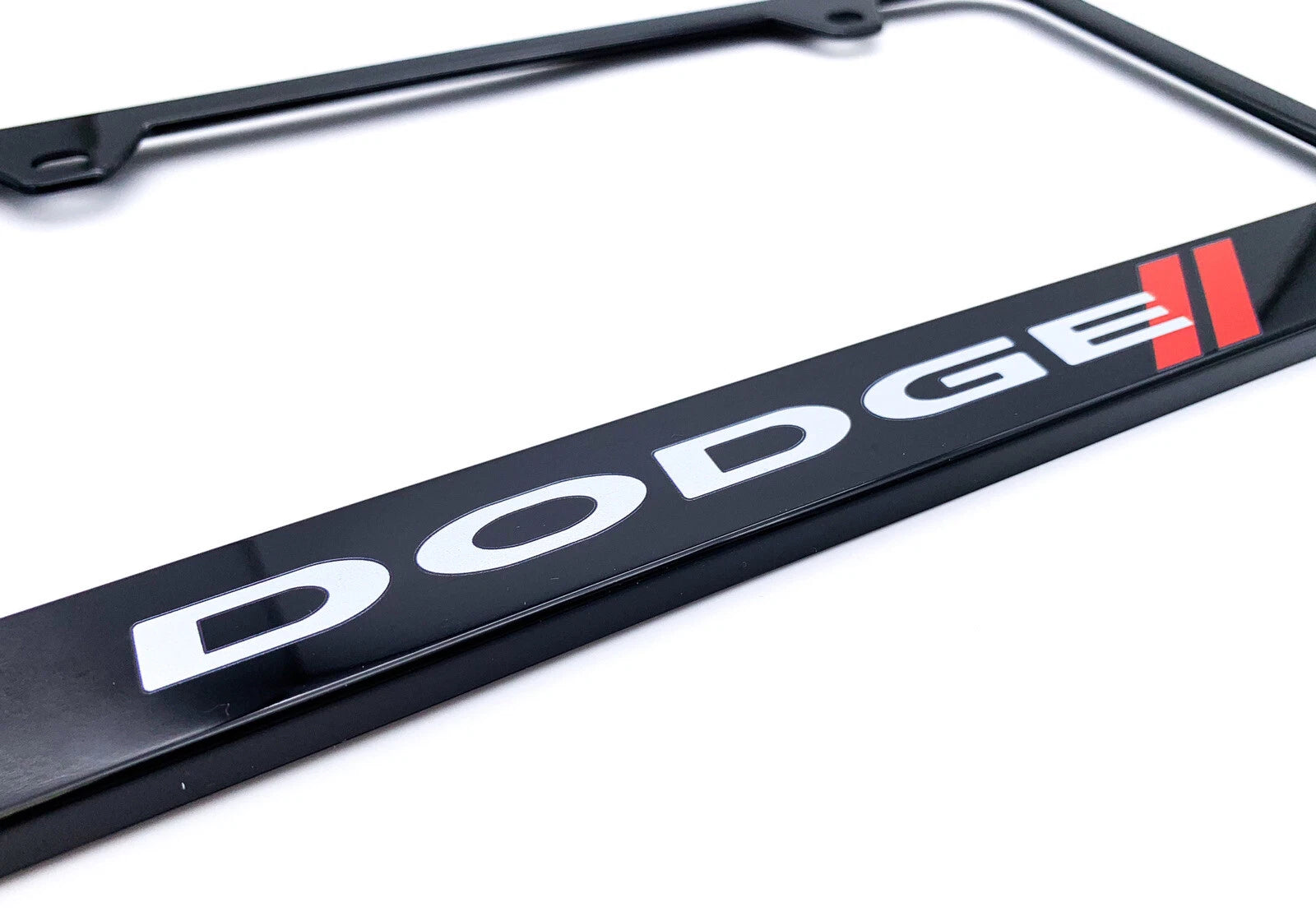 License Plate Frame Rear Black Replacement for Dodge Charger (2015–2023)