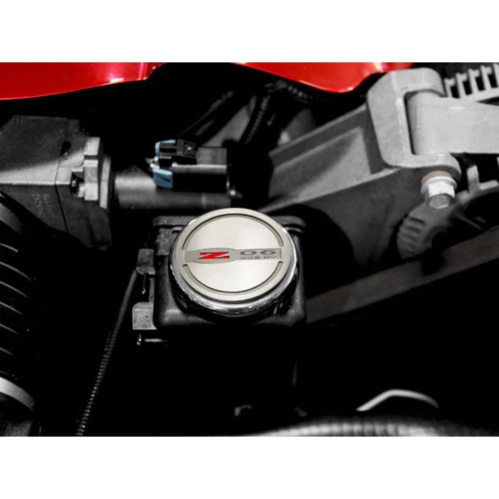 Chrome Wheel Center Cap Cover with Z06 Logo for 2002-2004 Chevy Corvette