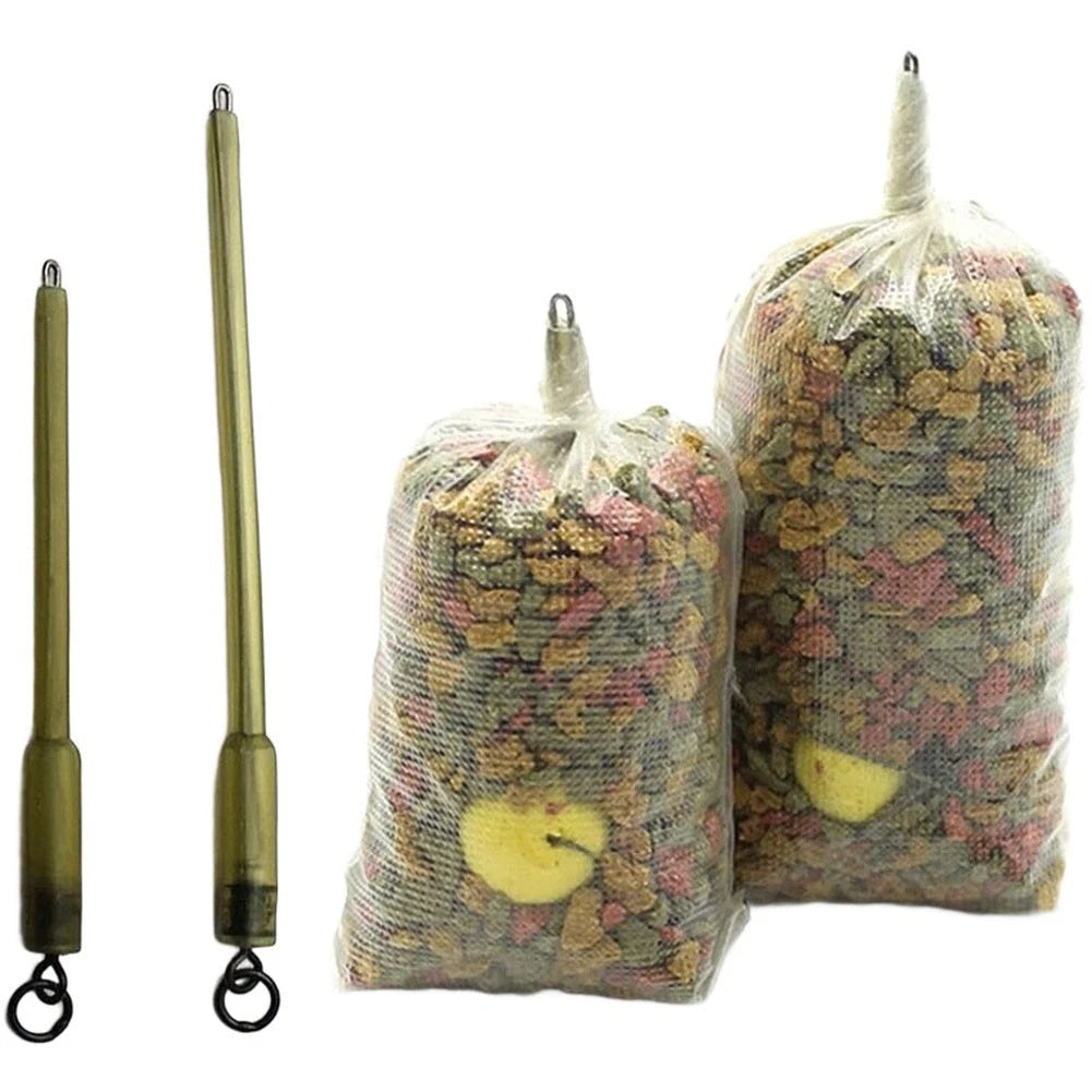 Set of 5 Carp Fishing Stem Swivels Feeder Connectors 607580mm for Rig Setup
