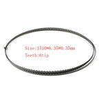 Wood Band Saw Blade 1510mm x 6.35mm x 0.35mm 6TPI for Wood Cutting
