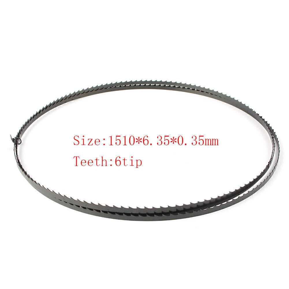 Wood Band Saw Blade 1510mm x 6.35mm x 0.35mm 6TPI for Wood Cutting