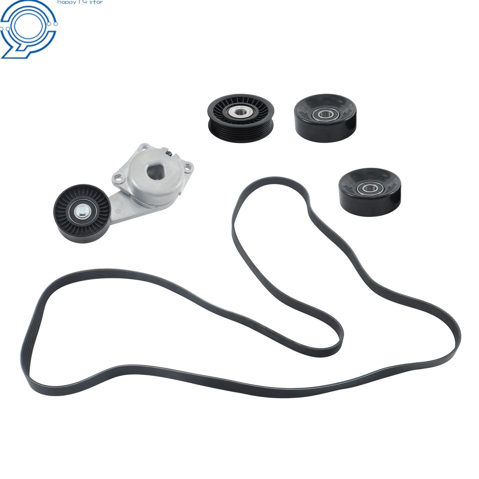 Serpentine Belt Tensioner Pulley Kit for Ford (2005-2014)