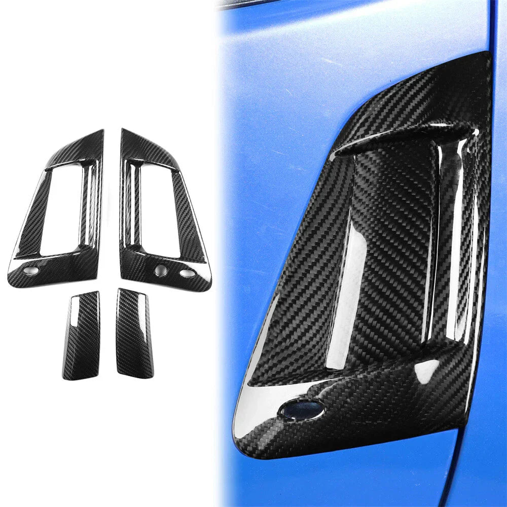 Real Carbon Fiber Door Handle Covers for Nissan 370Z Z34 (2009-2021)