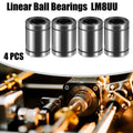 Set of 4 LM13UU Linear Ball Bearings for Car (13mm ID x 23mm OD x 32mm)