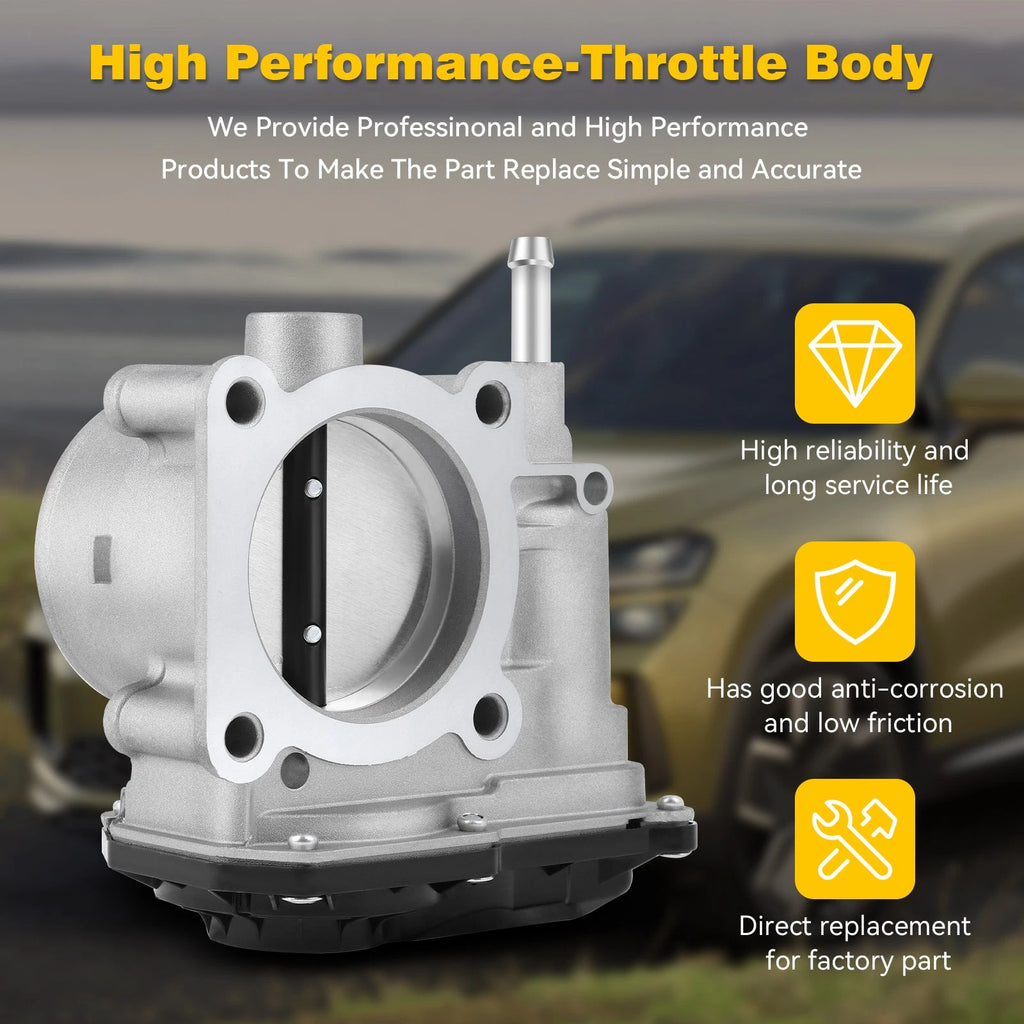 Throttle Body for Nissan Sentra, Versa, Cube, Tiida, NV200 (1.8L, 2.0L)