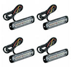 Set of 4 LED Emergency Hazard Flashing Warning Lights for Tow Truck