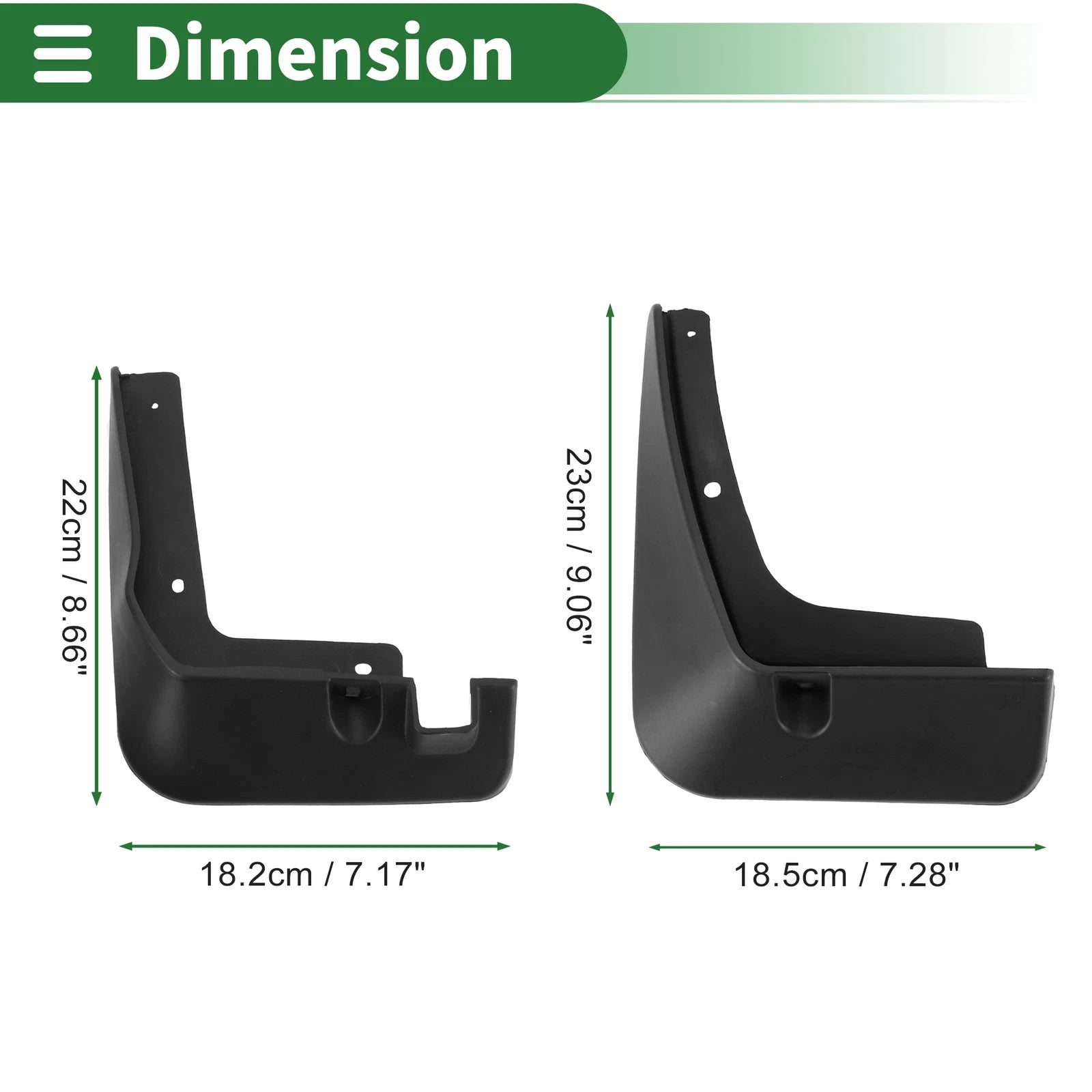 Mud Flaps Splash Guards for Hyundai Verna (2018–2020) W/ Mount Accessories