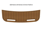 Swim Platform Mat for Mastercraft Maristar 210 (2000) - EVA Teak Deck Flooring