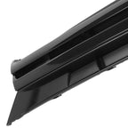 Front Bumper Grille for VW Golf (2010–2014) w/Badge Slot, Painted Black