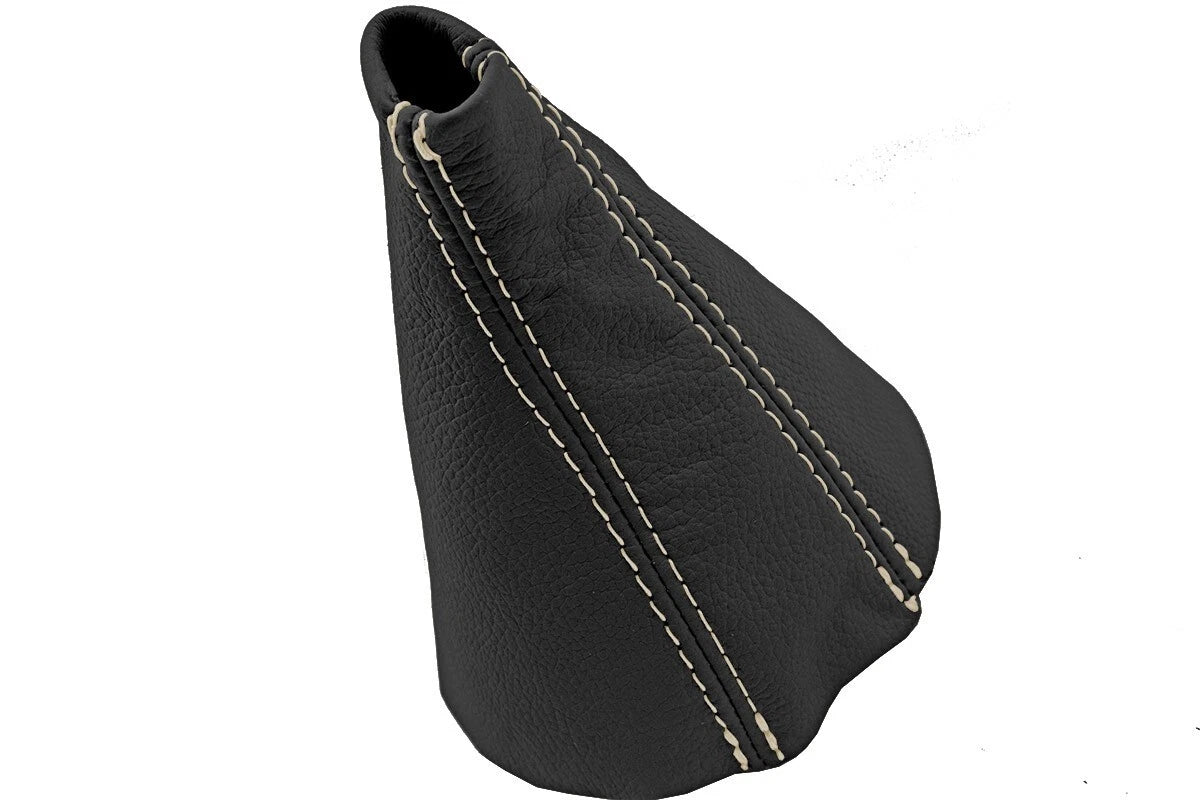 Leather Automatic Shift Boot for BMW E39 525 528 530 (1996–2003) Beige Stitch