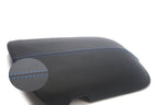 Center Console Armrest Cover for Ford Mustang (2015–2019) White Stitch