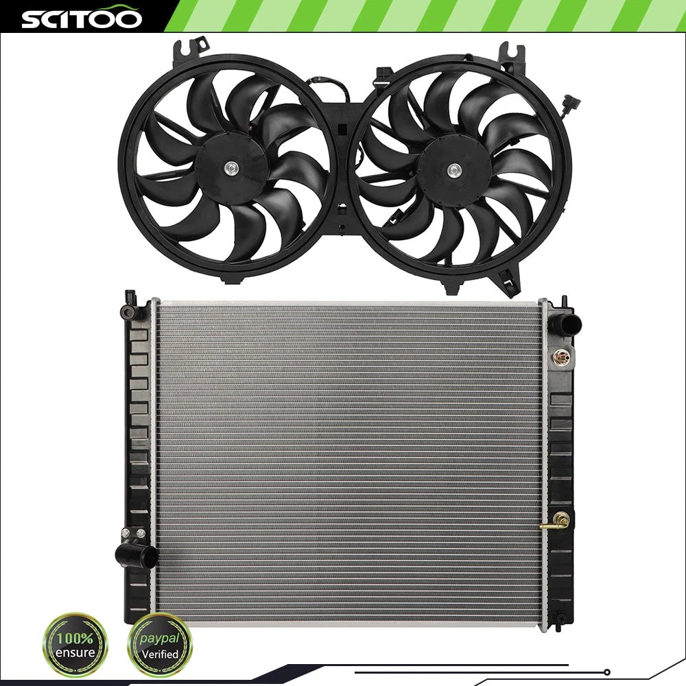 Radiator and Cooling Fan Kit for Infiniti FX35 EX35 (2008–2009)