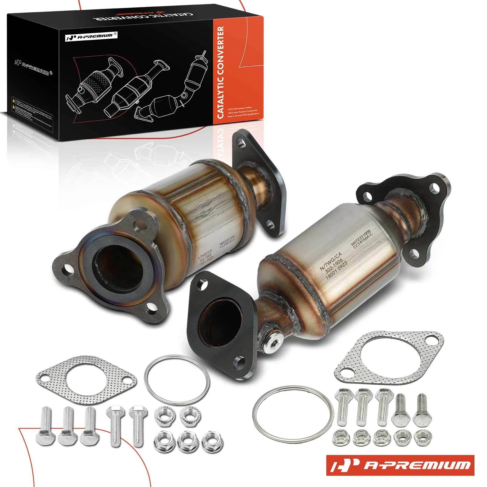 2X Front Catalytic Converter for Buick LaCrosse (2010–2011) V6 3.6L FWD