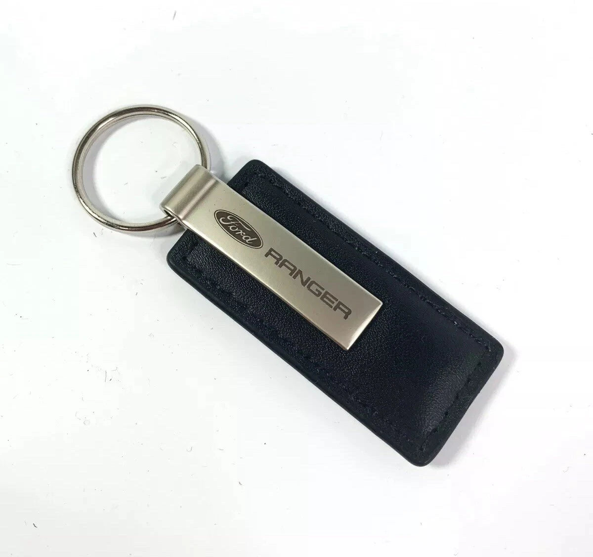 Ford Ranger Leather Key Chain with Black Emblem Licensed (2011–2023)