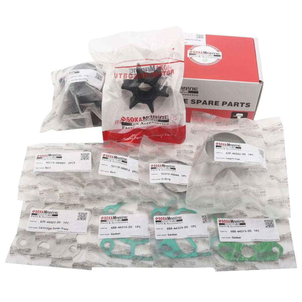 Water Pump Rebuild Service Kit 67F-W0078-00 for Yamaha Outboard