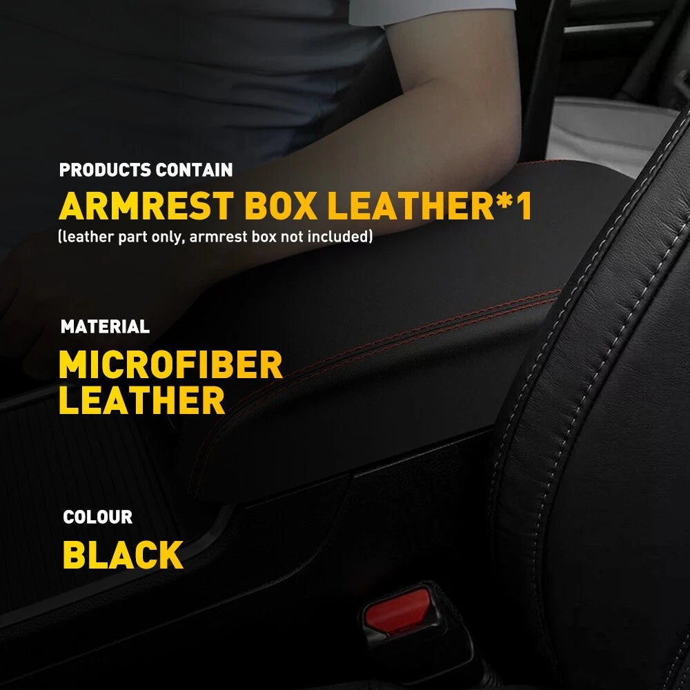 Armrest Cover for Toyota Tacoma (2016â2023) Leather Center Console