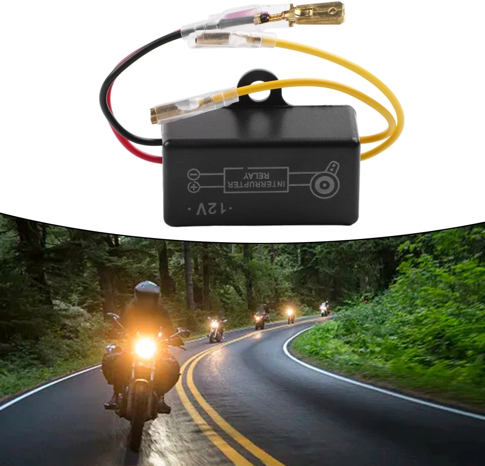 12V Auto Relay for Motorcycles (Universal Fit)