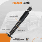 Set of 4 Complete Struts for Dodge Ram 1500 4WD (2002–2008) 37207