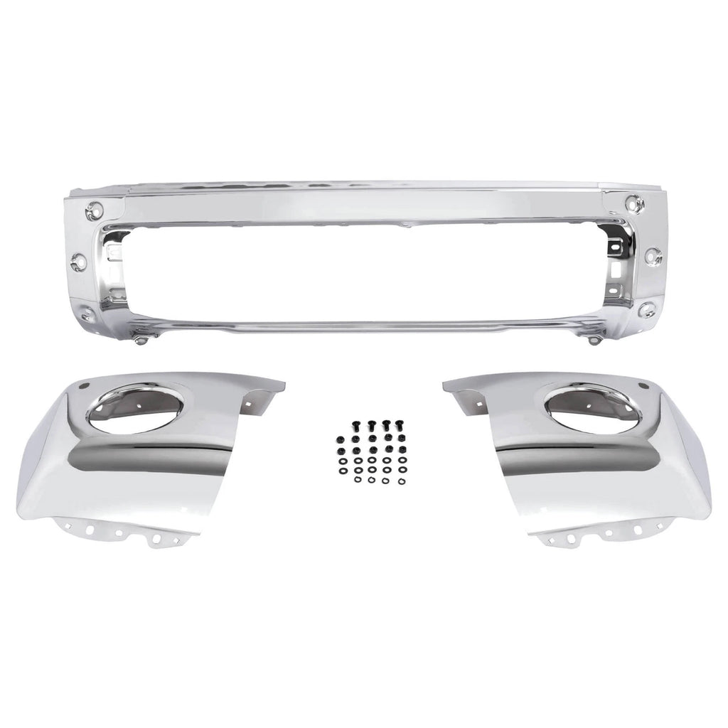 Chrome Front Bumper Cover for Toyota Tundra (2007–2014)