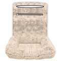 Seat Armour Tan Fur Small Pet Bed for Most Vehicles - SAR135T