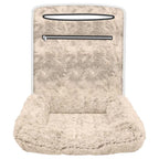 Seat Armour Tan Fur Small Pet Bed for Most Vehicles - SAR135T