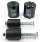 Black Hand Bar End for Suzuki GSXR600 (1992–2014), GSXR750 (1996–2014), GSXR1000 (2001–2014) Rubber
