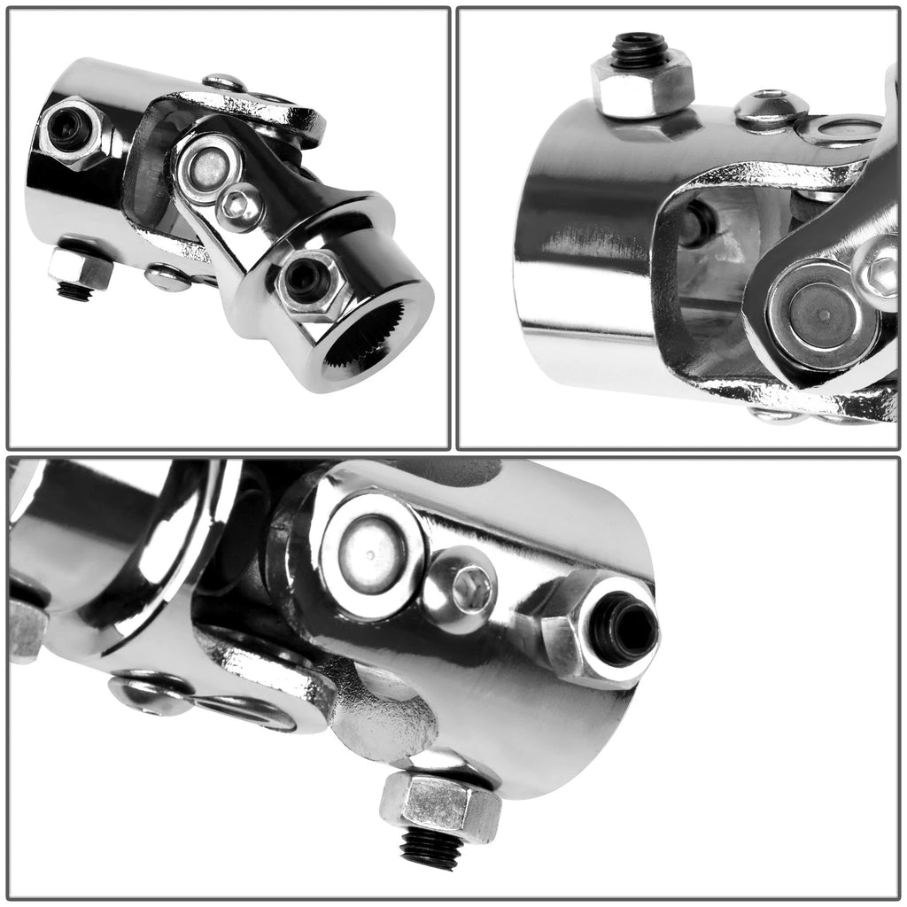 Steering Shaft U-Joint for Universal Applications (13/16" 36 Spline, 1" DD)