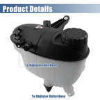 Coolant Radiator Reservoir Tank 2225000849 with Cap Sensor for Mercedes-Benz S65 (2007–2013)