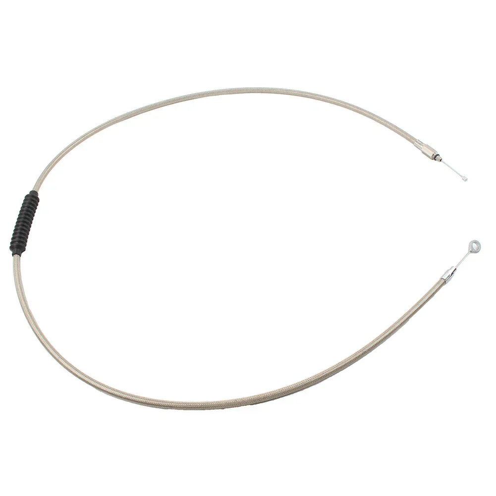 Stainless Clutch Cable for Harley Dyna FXDWG, Softail Fatboy, Road Glide (2000-2017)