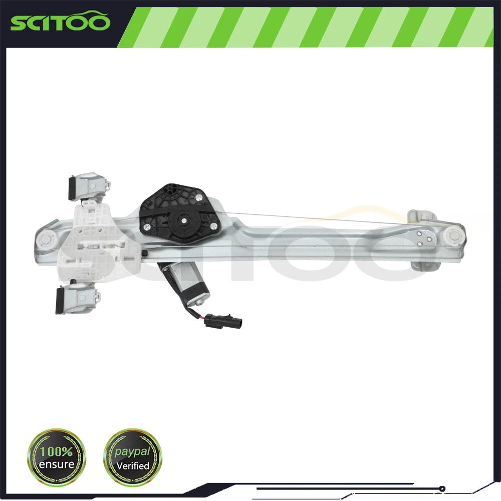 Window Regulator for Chevy Silverado GMC Sierra 1500 (2014–2020) w/ Motor Rear Right