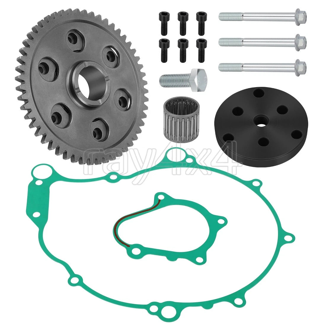 Starter Clutch Gear Gasket Bolts Flywheel Puller Kit for Yamaha Raptor 660 (2001–2003)