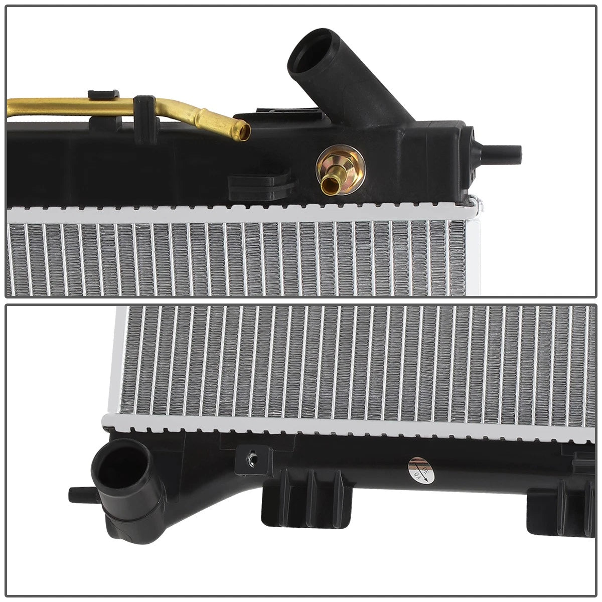 Aluminum Radiator for Elantra Forte Soul 1.8L 2.0L (2011–2014) DPI 13333