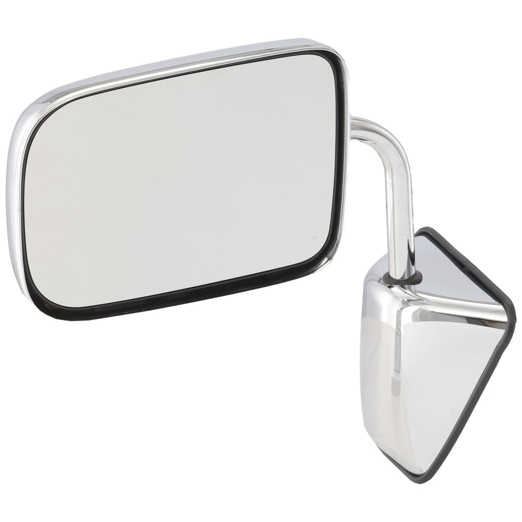 Manual Mirror for Dodge Ramcharger (1988–1993) Front Left Chrome Folding