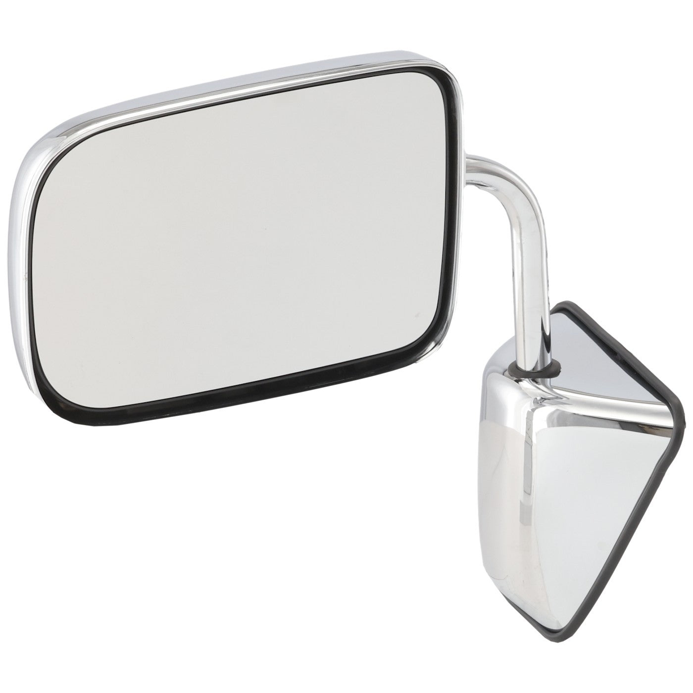 Manual Mirror for Dodge Ramcharger (1988–1993) Front Left Chrome Folding