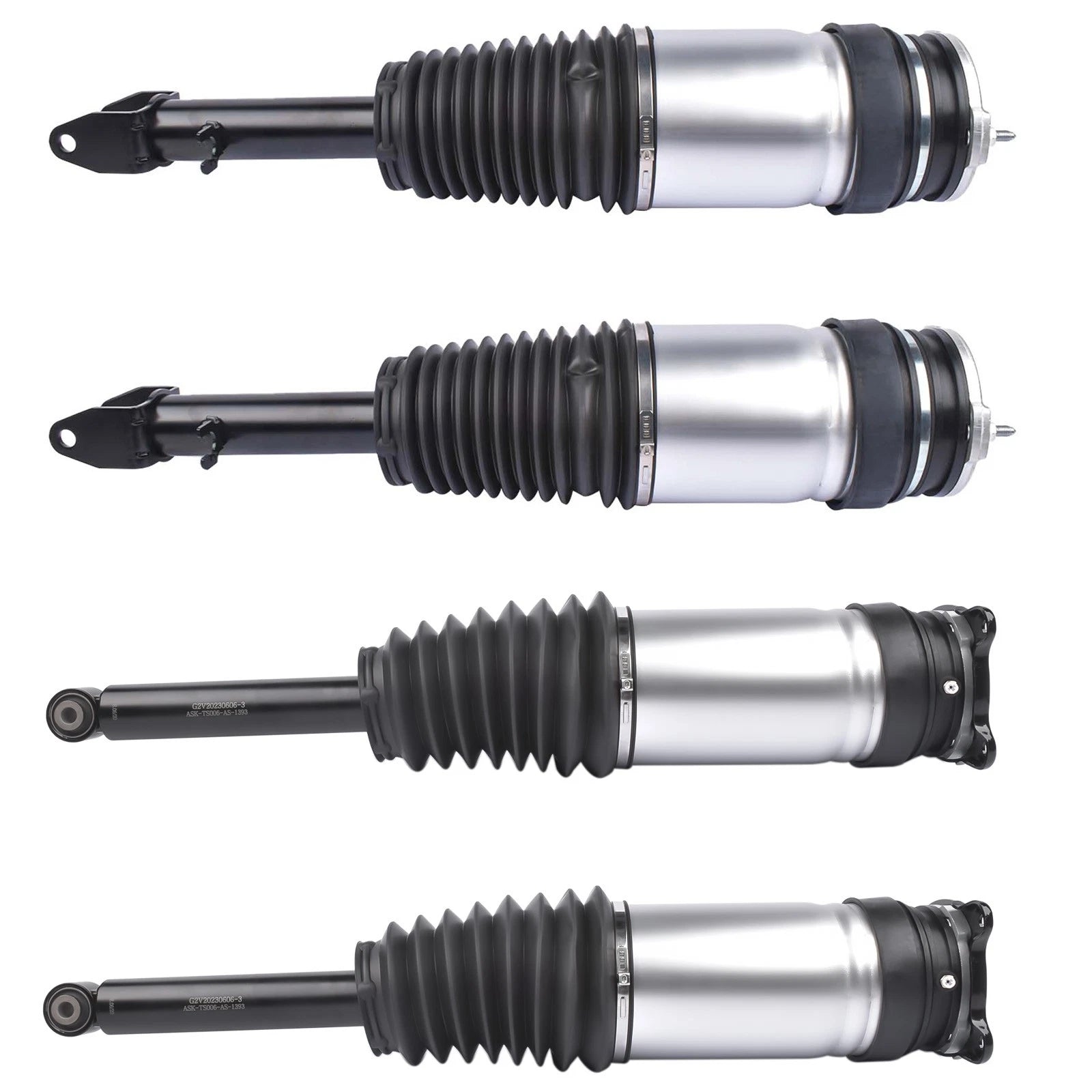 Set of 4 Air Shock Absorbers for Tesla Model S (2016–2021) RWD