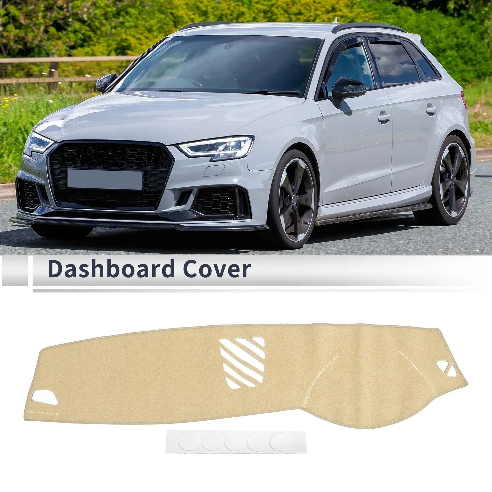 Dash Cover Mat for BMW 5 Series F10/F11 Beige Sun Protector Pad