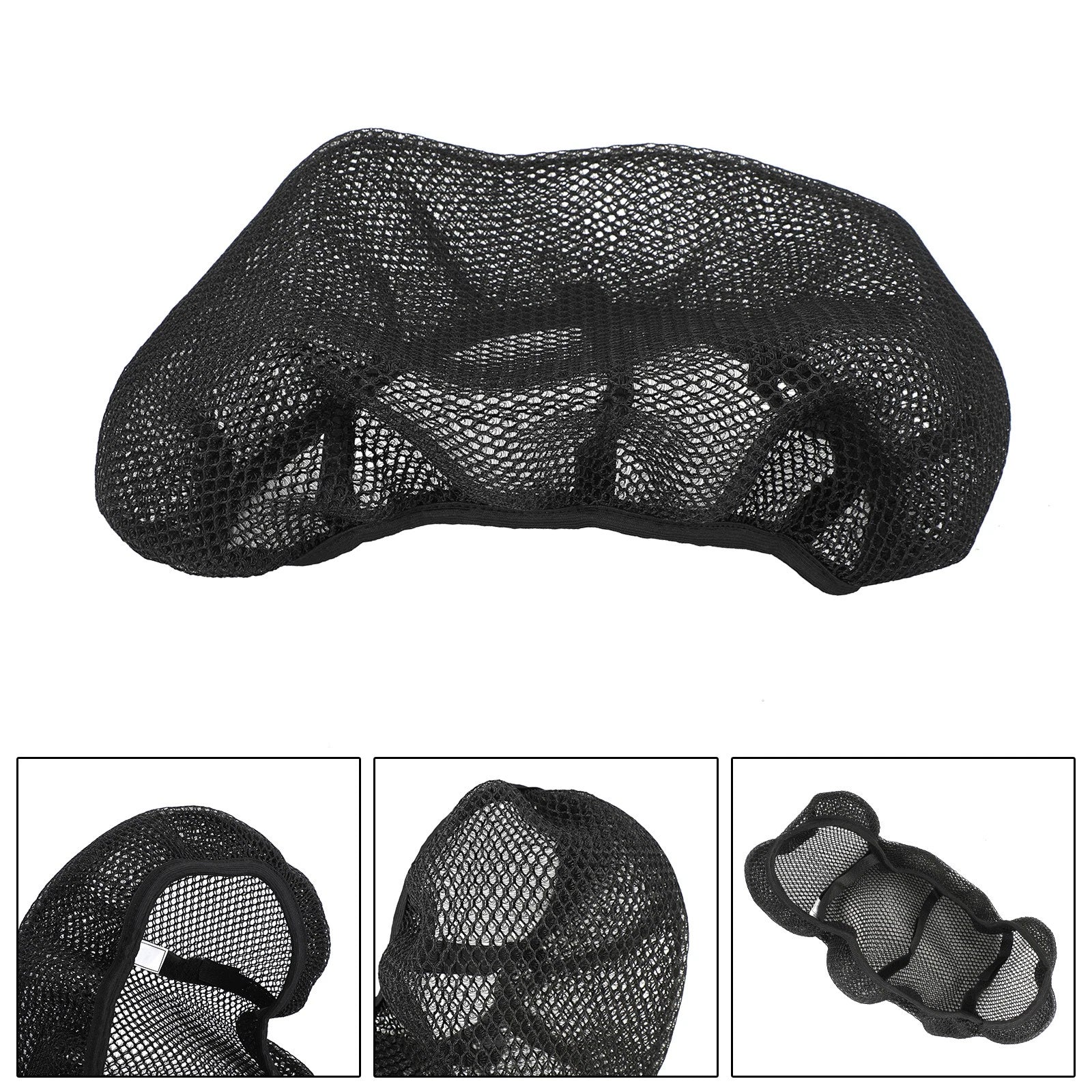 Heat-Resistant Net Seat Mesh Cover for Motorcycle Scooter (Universal XL)