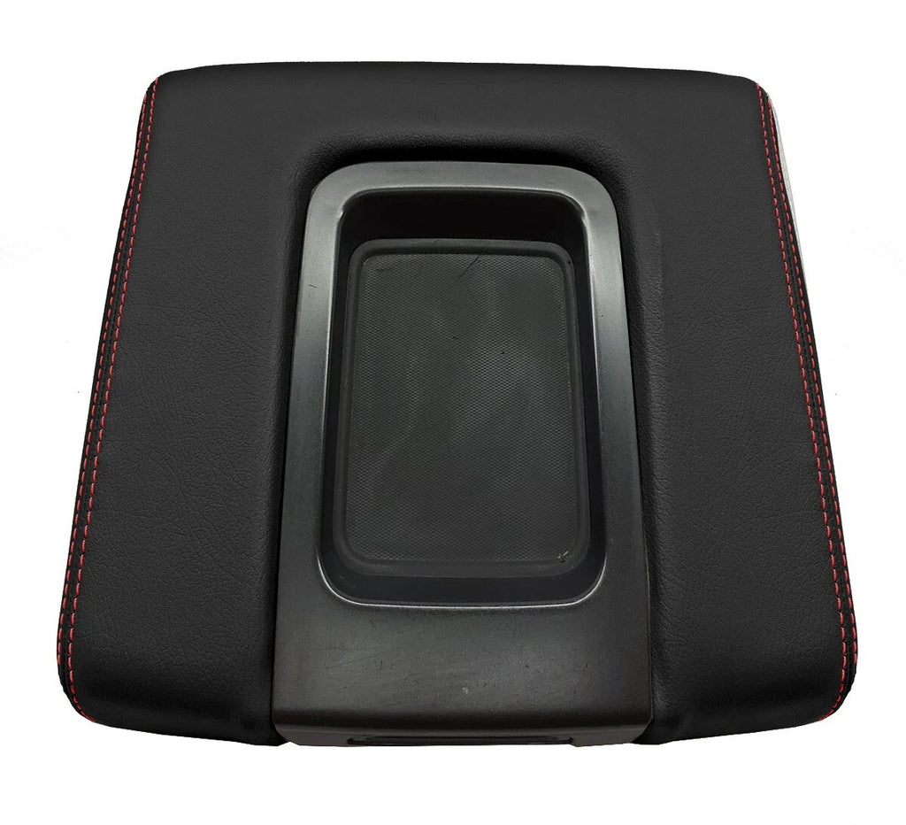 Console Lid Cover for Chevrolet Silverado (2014–2020) Red Stitch