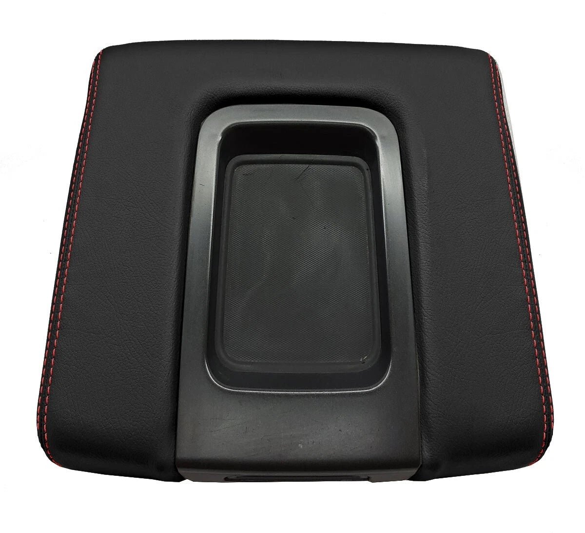 Console Lid Cover for Chevrolet Silverado (2014–2020) Red Stitch