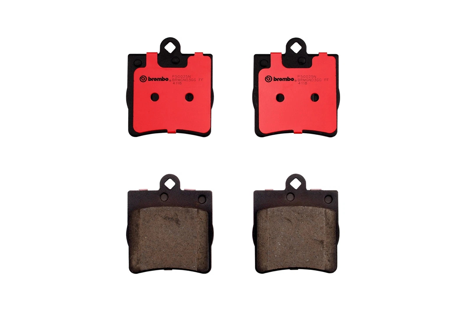 Set of 4 Ceramic Brake Pads for Mercedes W203 C230, Chrysler Crossfire